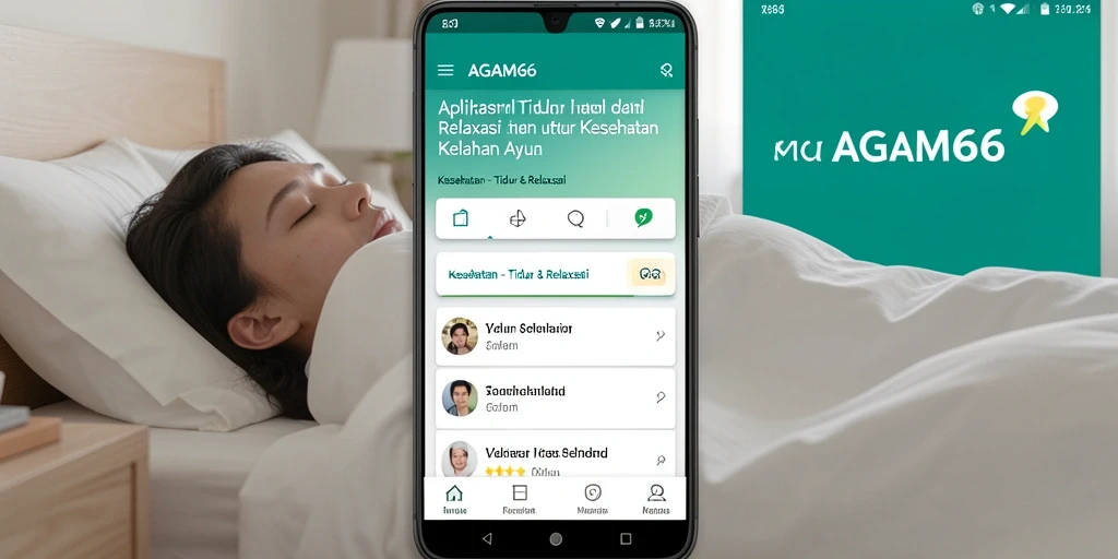 Tampilan antarmuka AGAM66 yang sederhana dan menenangkan.