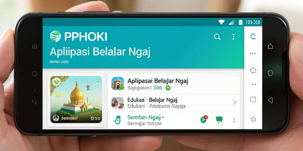 Tampilan antarmuka PPHOKI yang ramah pengguna dan interaktif.