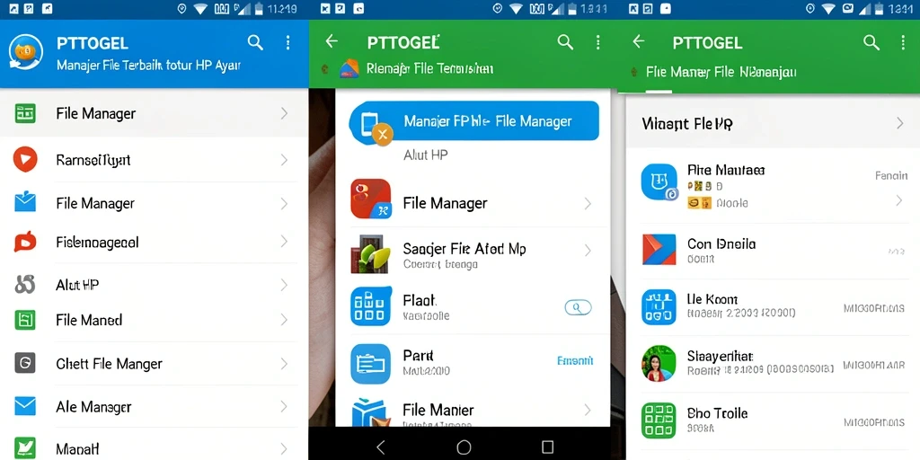 Antarmuka PTTOGEL yang menunjukkan pengelolaan file yang efisien.