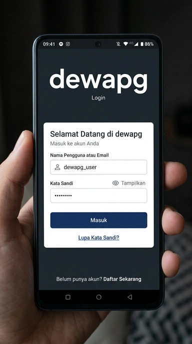 Masuk ke Akun Dewapg dengan Mudah